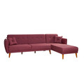 Coltar, Unique Design, 867UNQ1408, Lemn de carpen, Rosu claret