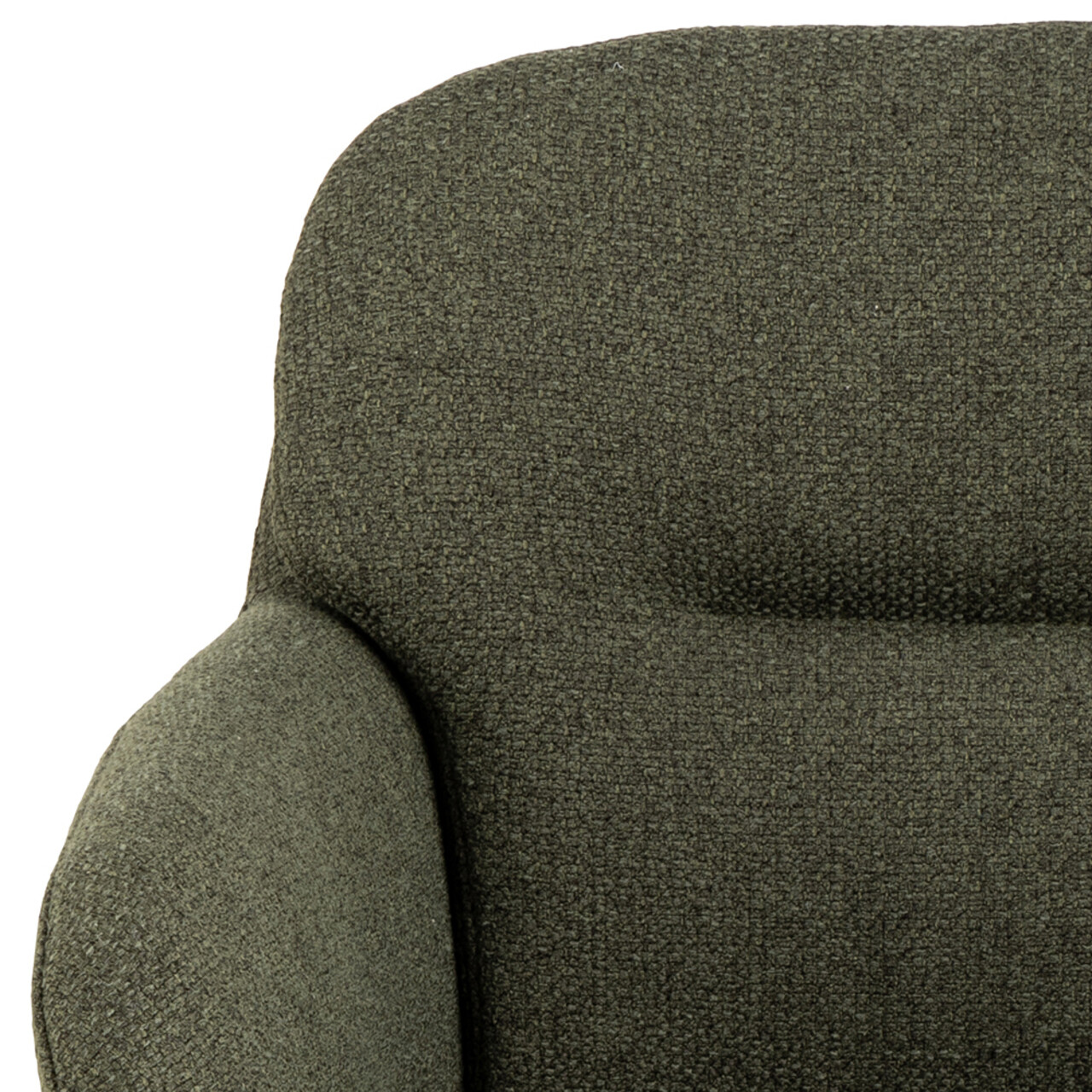 Scaun Dora, Actona, 58x59x84 cm, tesatura structurata/otel, verde