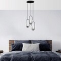 Lustra, Fulgor, 942FLG1662, Metal, Negru