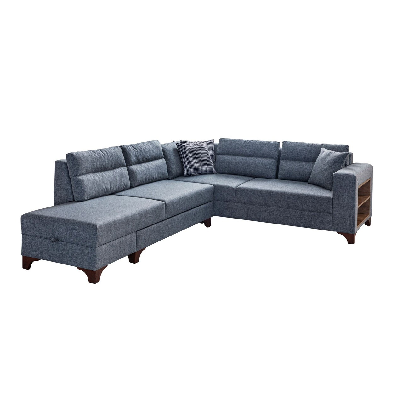 Coltar, Atelier del Sofa, 752EST1389, Lemn de carpen/PAL melaminat, Gri - view 9