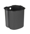 Cos de gunoi cu pedala Fianema, Wenko, 17x21x23.5 cm, otel/bambus/polipropilena, multicolor
