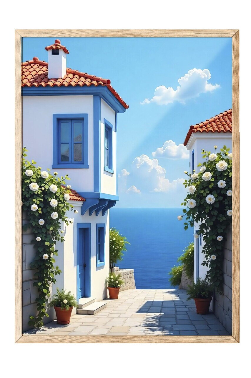 Tablou decorativ, 109705, Lemn masiv, Sticla PVC, Multicolor - view 2