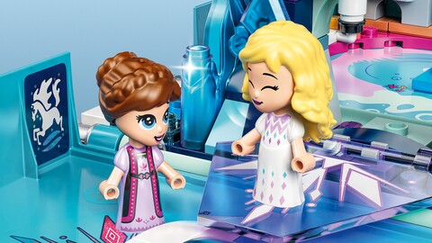 Jucarie - Aventuri cartea de povesti Elsa si Nokk, LEGO, plastic