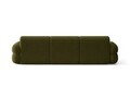 Coltar stanga 4 locuri, Neo, Micadoni Home, 305x165x83 cm, tesatura Boucle, verde oliv inchis