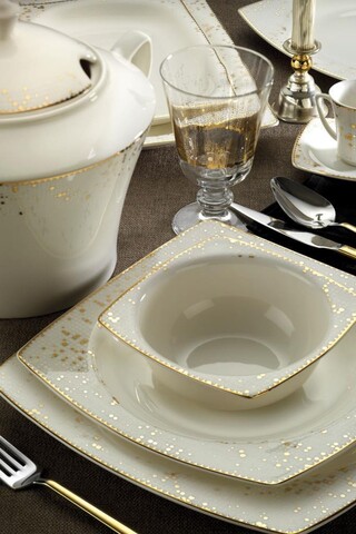 Serviciu de masa, 54 piese, BNMR54YT43010372, Beros, ceramica, multicolor Beros