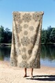 Prosop de plaja, Astacura, Mandala 70, 70x130 cm, 70% poliester/30% poliamida, Multicolor