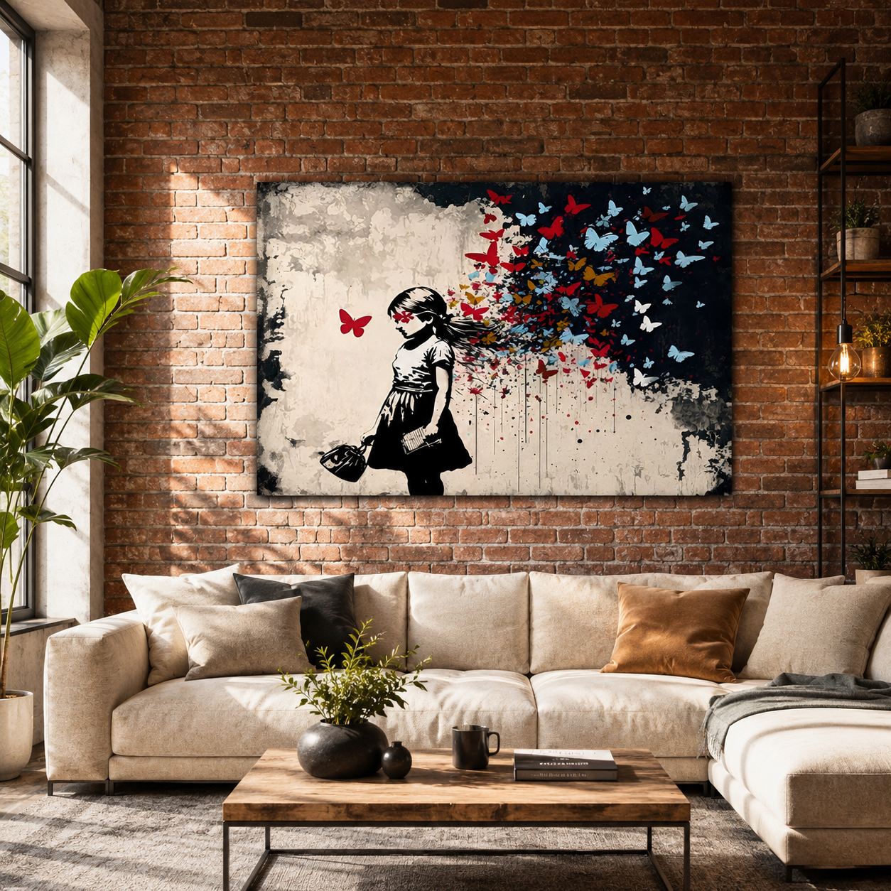 Tablou decorativ, KNV12064, Canvas, Cadru: 100% lemn (grosime: 3 cm), Multicolor