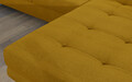 Coltar extensibil dreapta 4 locuri ELTAP, Armd-51, Armando, 289x203x85 cm, lemn/poliester, galben