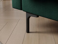 Canapea extensibila 3 locuri ELTAP, Roneyy, 212x89x86 cm, lemn/poliester, verde