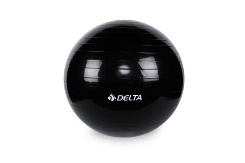 Minge de pilates 267DLT1368, Delta, Ø 55 cm, PVC, negru