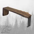 Comoda TV, Massive Design, Calla Medium, 160 x 46 x 40 cm,  lemn de nuc, nuc
