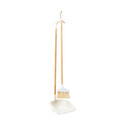 Set matura si faras Bambou, Homla, 23x85 cm, plastic, alb/natur