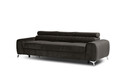 Canapea extensibila 3 locuri, ELTAP, SO-LAU-22NU, Laurence, 261x97x105 cm, lemn/poliester, maro inchis