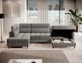 Coltar extensibil dreapta 4 locuri ELTAP, RT-04RAQ, Berrto, 306x165x100 cm, lemn/poliester, gri inchis