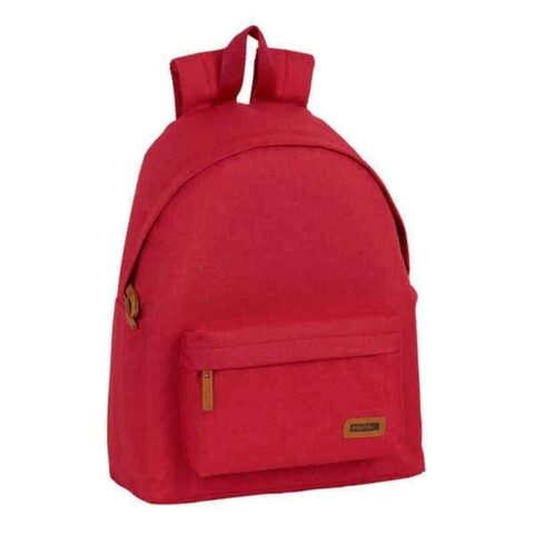 Rucsac, safta, cherry, 33 x 15 x 42 cm, poliester, rosu