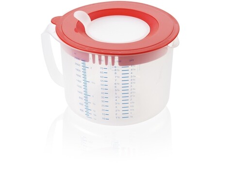 Cana gradata cu capac, Leifheit, Mixing jug 3 in 1, 2.2 L, plastic Leifheit