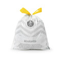 Set 40 saci de gunoi, Brabantia, PerfectFit, marimea A, 3 L, nailon, alb