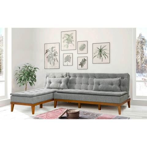Coltar, unique design, 867unq1467, lemn de carpen, gri