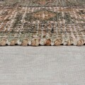 Covor Selena Jute Green, Flair Rugs, 120x170 cm, iuta/poliester/bumbac, verde