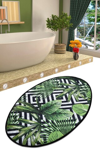Covor, tropik oval djt , 60x90 cm, catifea, multicolor