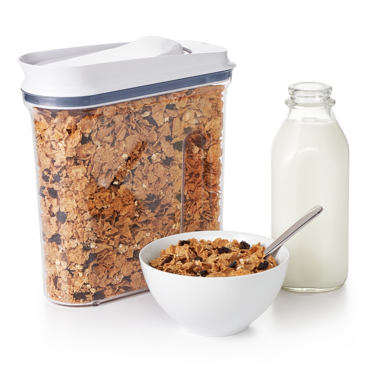 Recipient pentru cereale, plastic, 11 x 26 x 27 cm, 3,2L, "POP" - OXO - imagine 7