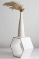 Vaza, BSE063, 7x7x28 cm, Ceramica, Alb