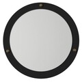 Oglinda decorativa Luis, Talon, 44 cm, negru