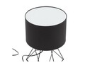 Lampa de masa ELTAP, Brevitas, 25x44 cm, 1xE27, 15W, otel/PVC, negru