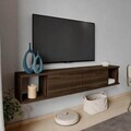 Comoda TV, Hanah Home, Twist, 160x29x29 cm, Maro