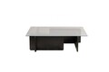 Masuta de cafea, Nordure, Flavio, 105x30x65 cm, Sticla temperata , Negru