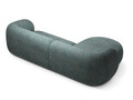 Coltar stanga 3 locuri, Kate, Micadoni, 285x176x76 cm, tesatura structurata, albastru melanj