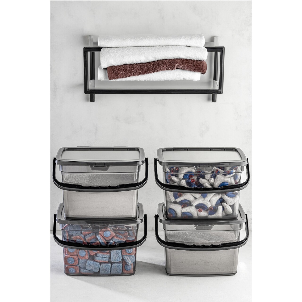 Set recipiente depozitare, Hermia, 964FRM5704, Antracit - view 2