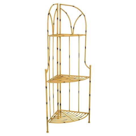 Etajera de colt, Oranda, Creaciones Meng, 48x35x120 cm, fier forjat