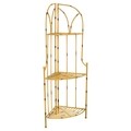 Etajera de colt, Oranda, Creaciones Meng, 48x35x120 cm, fier forjat