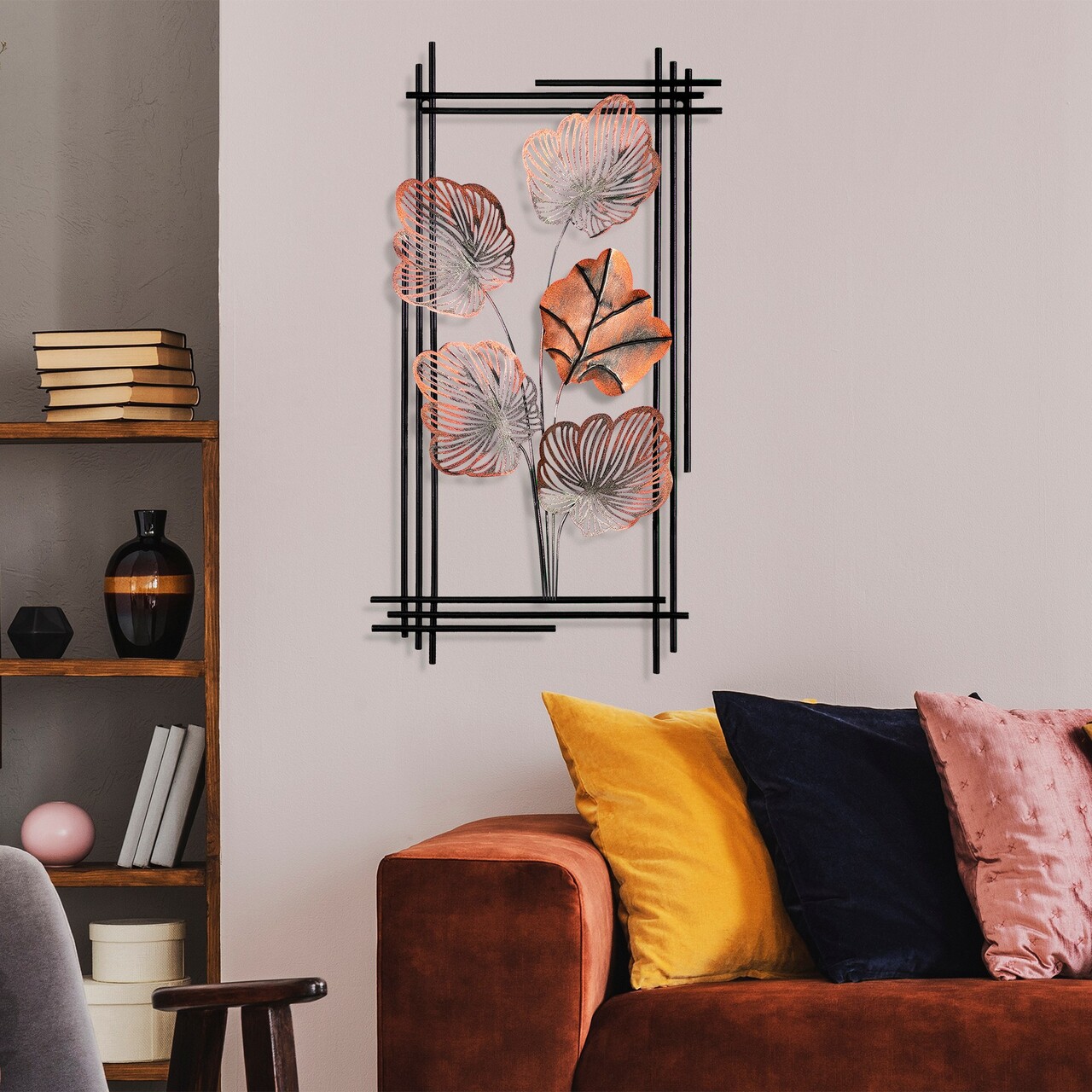 Decoratiune de perete, Daiyu 4, Dimensiuni: 48 x 87 x 4 cm, Multicolor - view 3