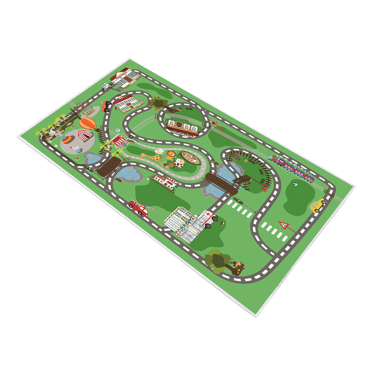 Covor, Kids-47, 80x120 cm, Poliamida, Verde - 2 | YEO