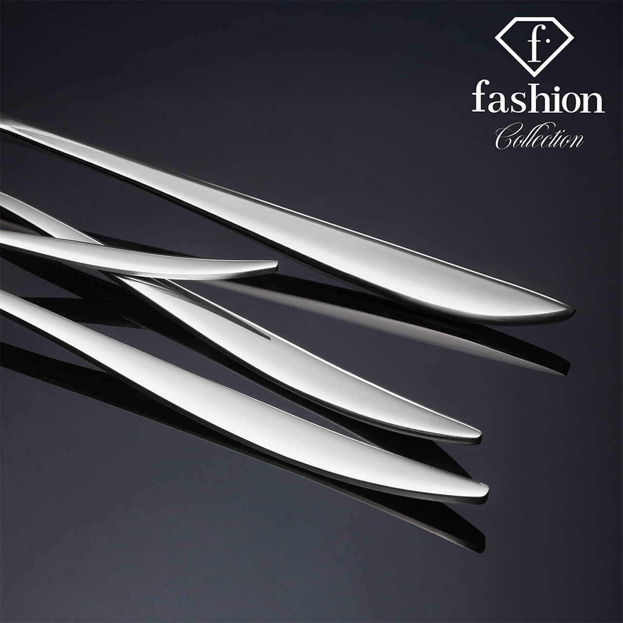 Set tacamuri pentru 6 persoane, 24 piese, Fashion TV, inox, argintiu - view 5