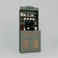Dulap de bucatarie, Miwood, Lucas 1600-129, 80x100x42 cm, PAL, Verde