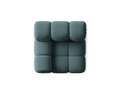 Modul stanga pentru canapea, 1 loc, Bellis-51, Micadoni Home, 94x94x70 cm, catifea, turcoaz