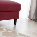 Coltar extensibil dreapta 4 locuri ELTAP, Foble, 267x196x100 cm, lemn/poliester, rosu