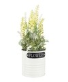 Floare artificiala Careen Lavender, Bizzotto, Ø10.5x28 cm, alb