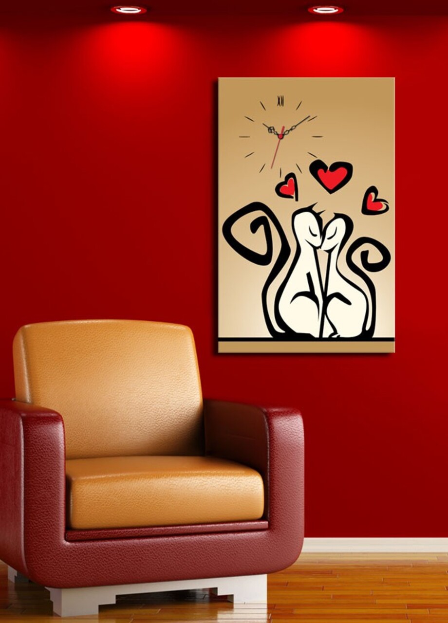 Ceas de perete, 5070CS-43, Dimensiune: 45 x 70 cm, Multicolor - view 2