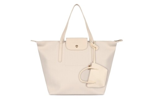 Geanta Beverly Hills Polo Club, 1105, piele ecologica, crem