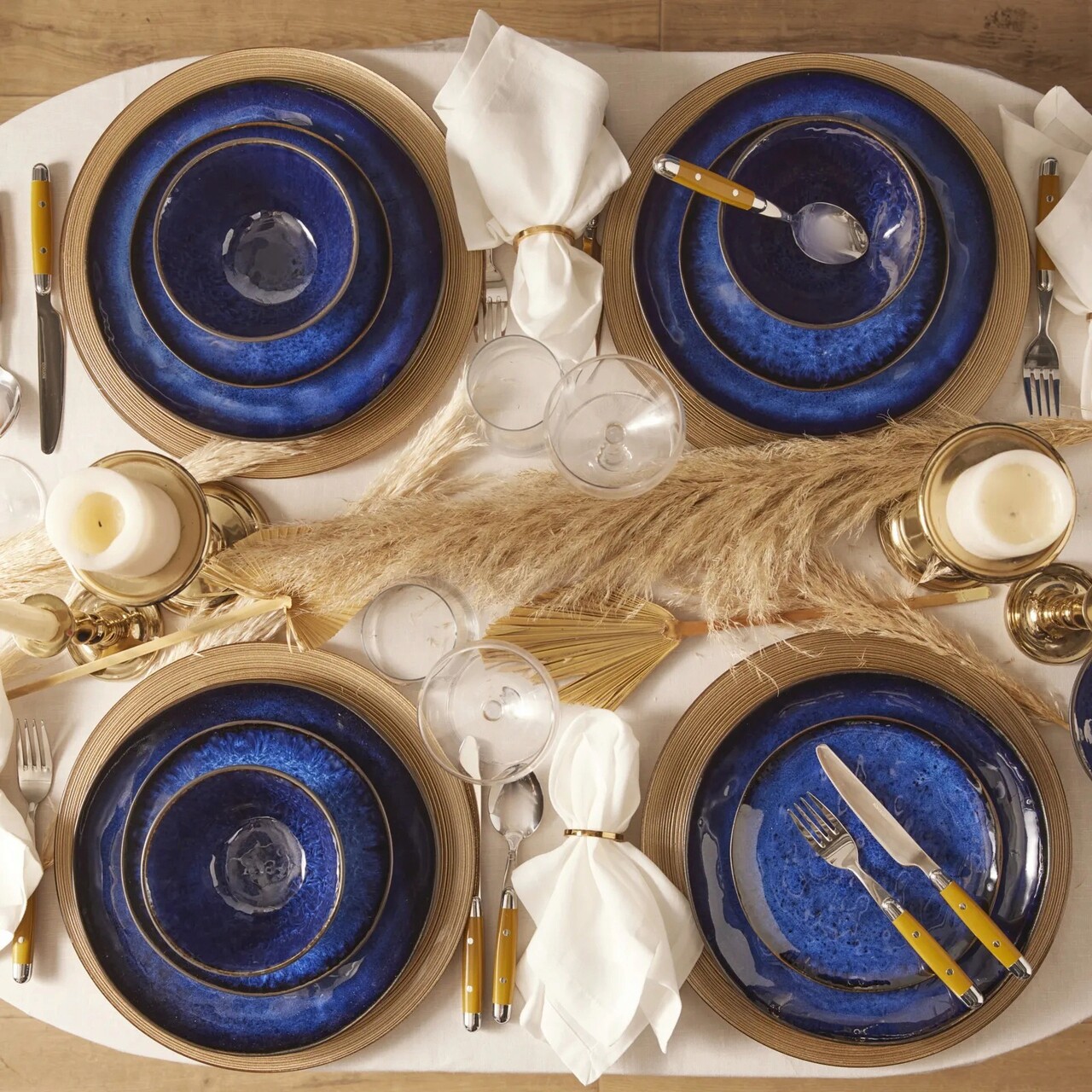 Serviciu de masa Hermia 216KRC1272 Farfurie desert: 23 cm (6 bucăți) Argintiu