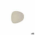Set 12 farfurii, Bidasoa, Ikonic, 14 x 13.6 cm, ceramica, alb