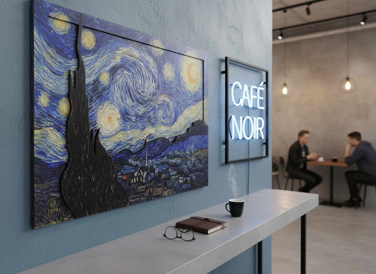 Tablou decorativ Starry Dimensiuni: 475 x 68 cm Multicolor