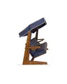 Balansoar de gradina 3 locuri, Swingo, Viva 2400, 237x100x175 cm, Cadru: 100% MID, Antracit