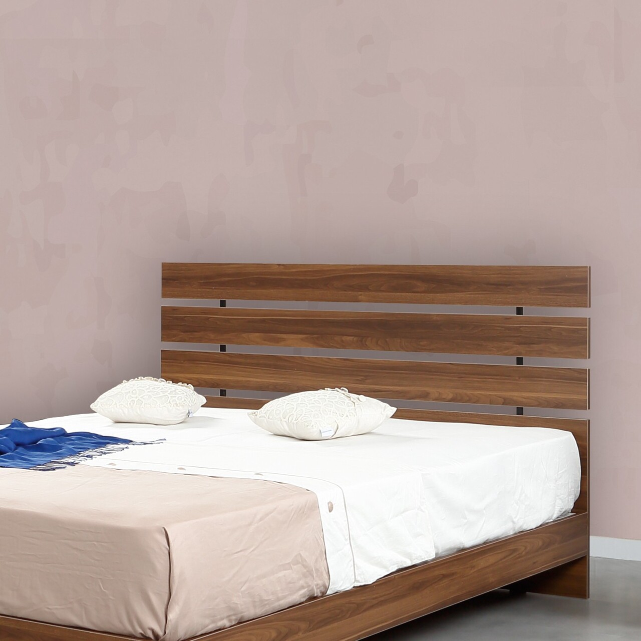 Pat dublu, Comforty, Fuga 150, 155x100x205 cm, PAL, Maro - 1 | YEO