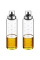 Set sticle dispenser ulei si otet, Planet X, 283PLN1209, Sticla, Transparent