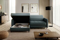 Coltar extensibil stanga 3 locuri ELTAP, LT-38MAN, Gomsi, 228x165x100 cm, lemn/poliester, verde